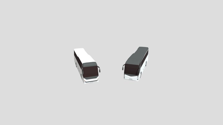 Bus Lowpoly 3D Model