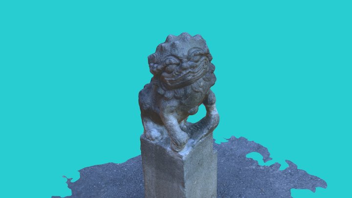 小石獅 3D Model