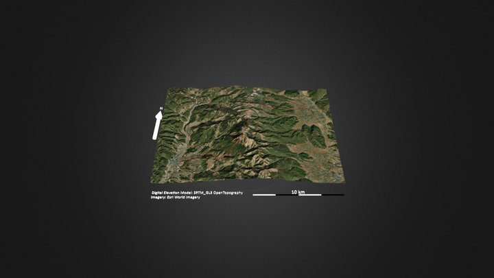雪邦山 – Modello 3D gratuito STL