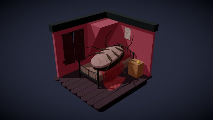 Low Poly Metamorphosis 3D Model