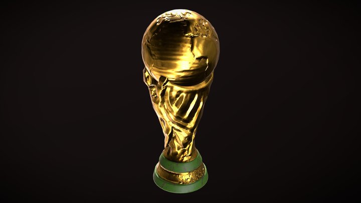 World Cup Trophy 3D Model