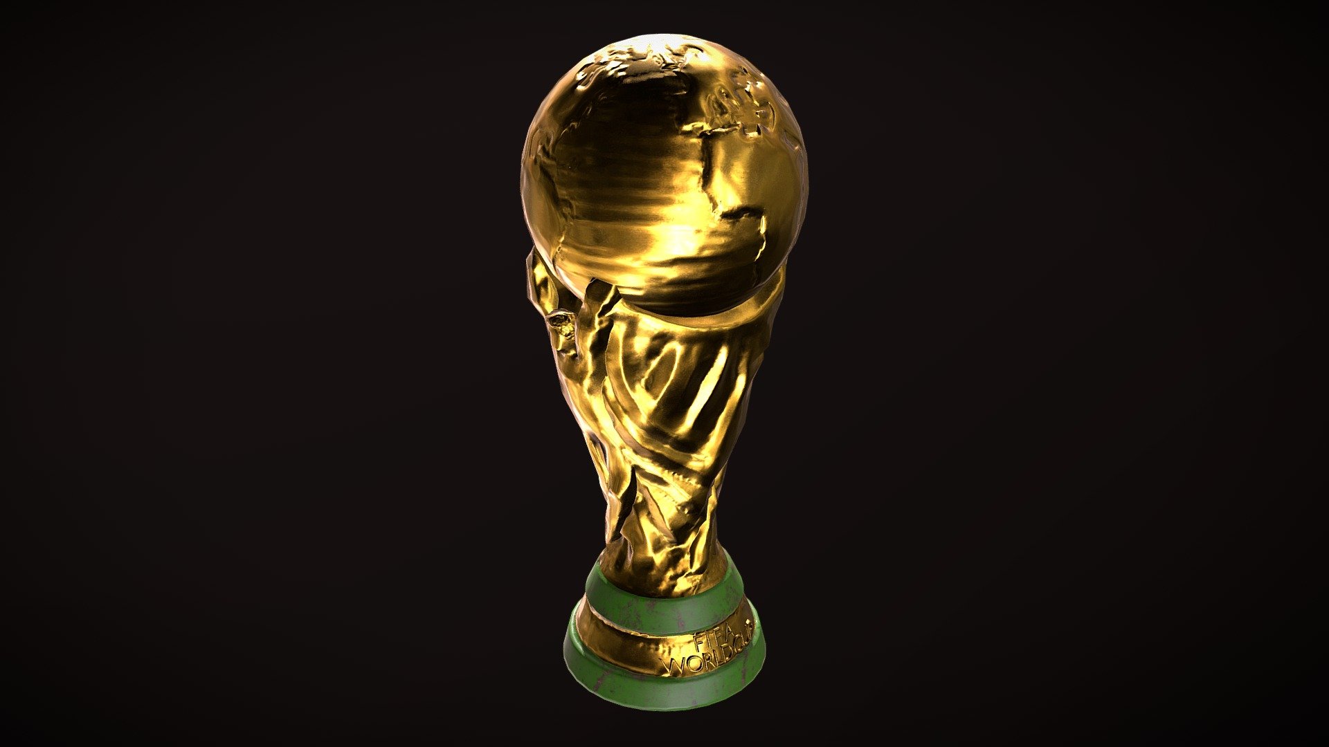 FIFA World Cup Trophy 3D model