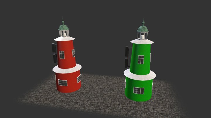 Light House Helsingor 3D Model