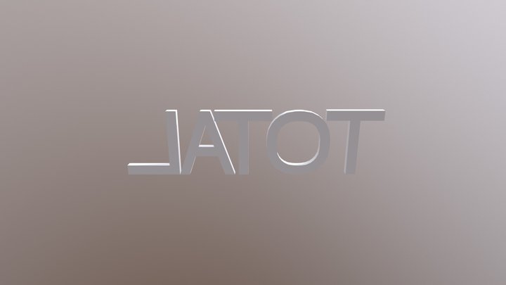Total Letters 3D Model