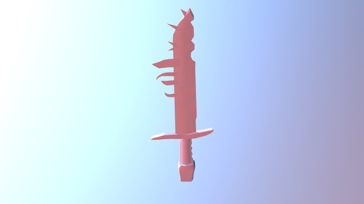 Sword Game Object 3D Model