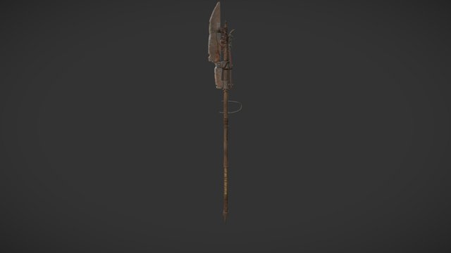 Halberd 3D Model