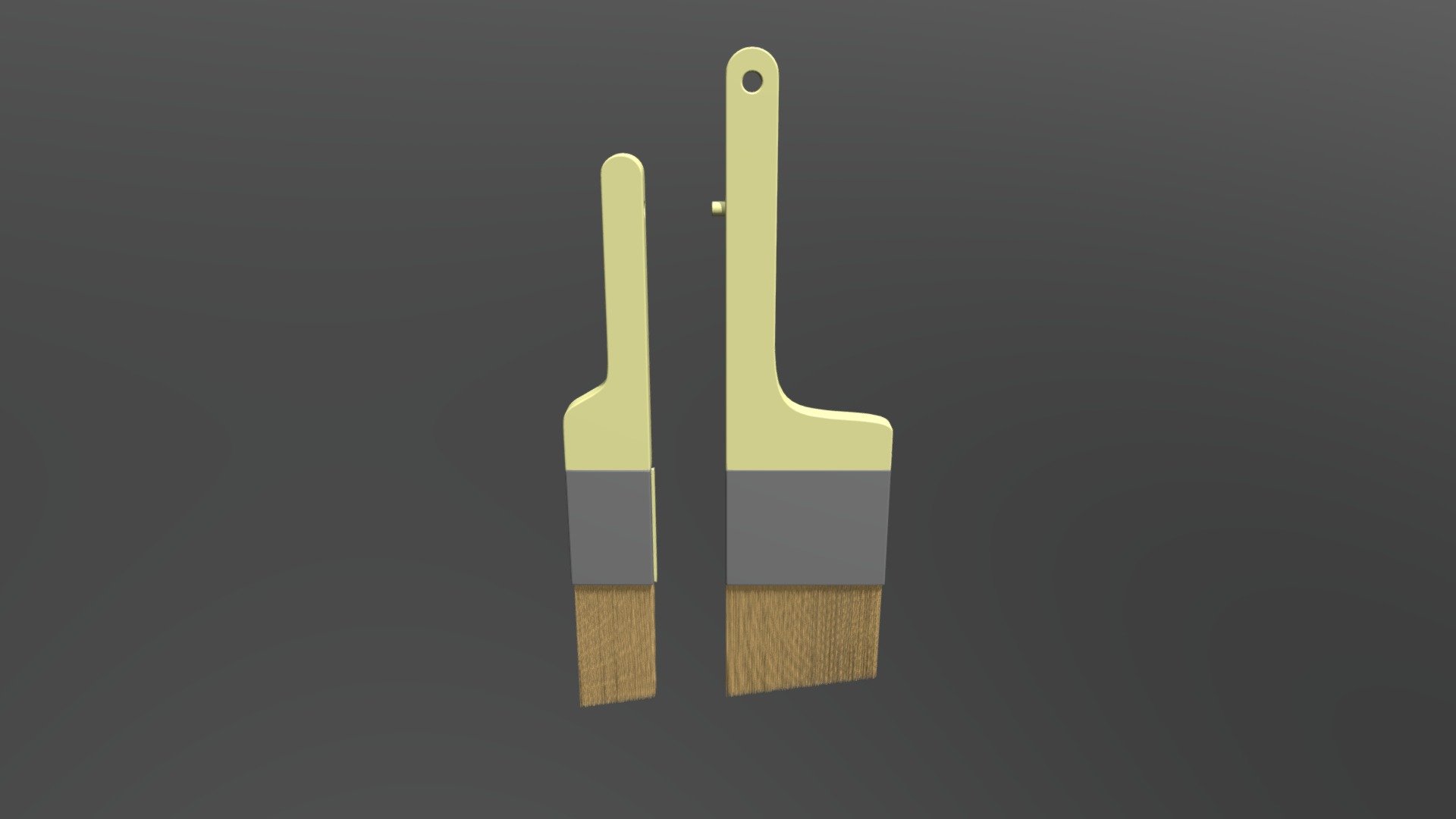 2 In 1 Paint Brush — Sketchfab embed 3D viewer