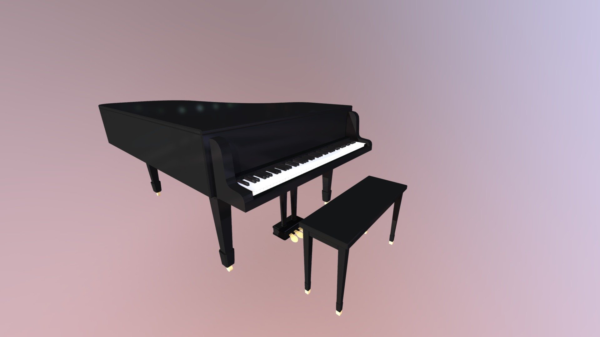 Grand Piano - Download Free 3D Model By Thanh Thanh (@thanhthanh ...