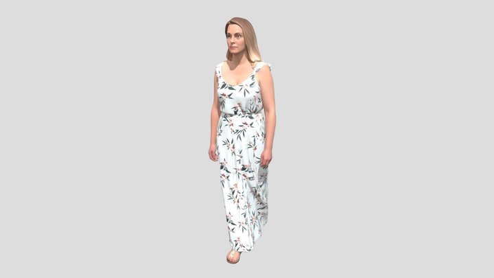 Floral Maxi Dress Walk