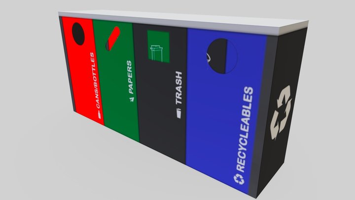 Trash bin 3D Model