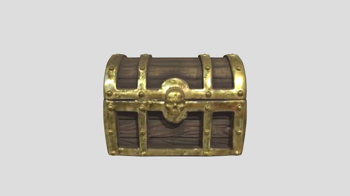 Treasure Chest 3D Model