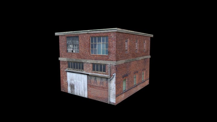 Old Industrial Building 3D Model