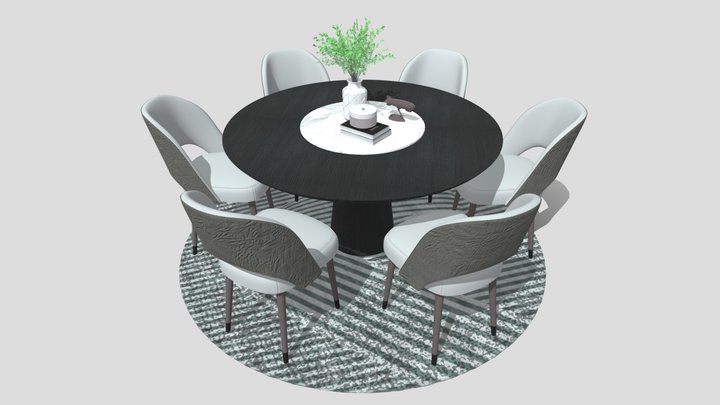 Dining-set 3D models - Sketchfab