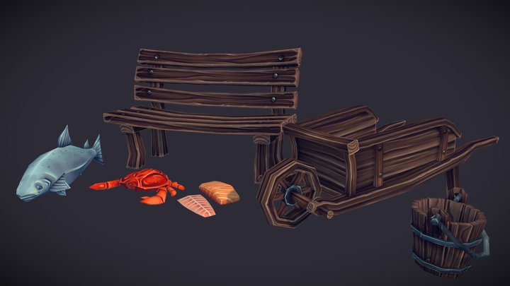 Group Project - Village Assets 3D Model