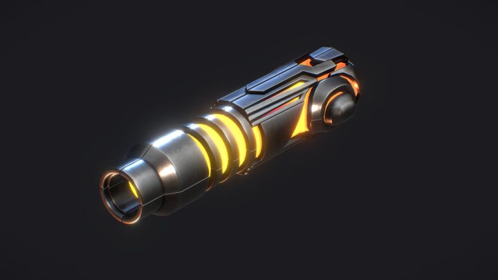 Metroid Prime : Samus Aran's Arm Cannon 3D Model