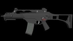 Heckler Koch Mp5 Submachine Gun - 3D model by blender.hadi18 [b403951 ...