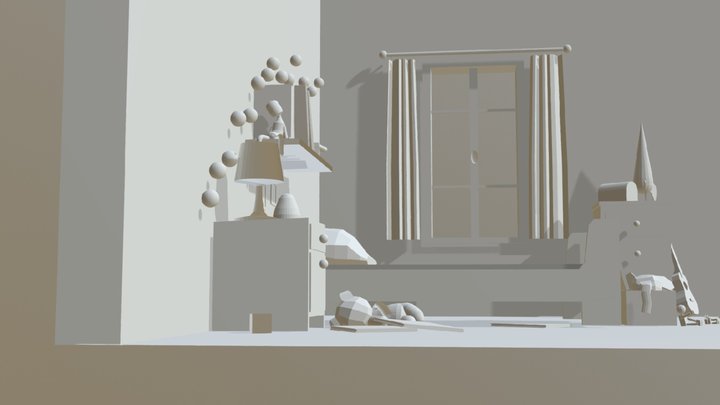Chambre Sophie 3D Model