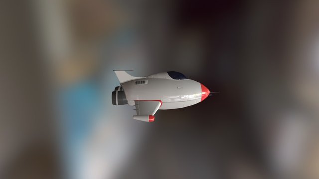Spaceship02 3D Model