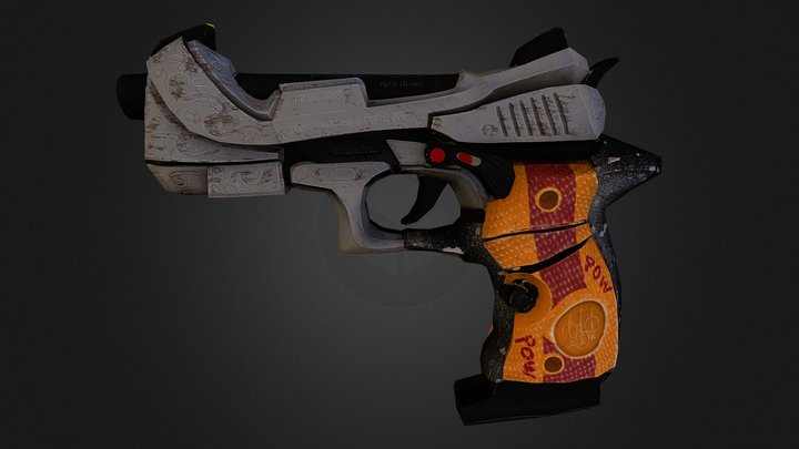 gun 01 3D Model
