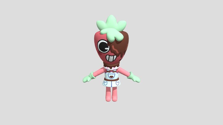Chocolate Dipped Gardner Sprout Skin Design 3D Model