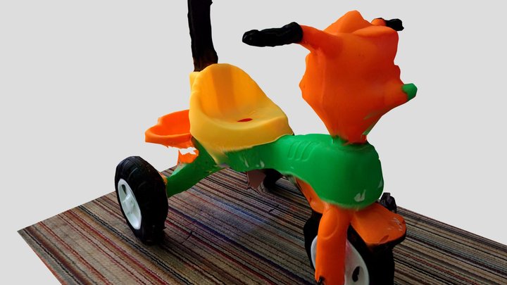 3 Wheel Baby Bike 3D Model