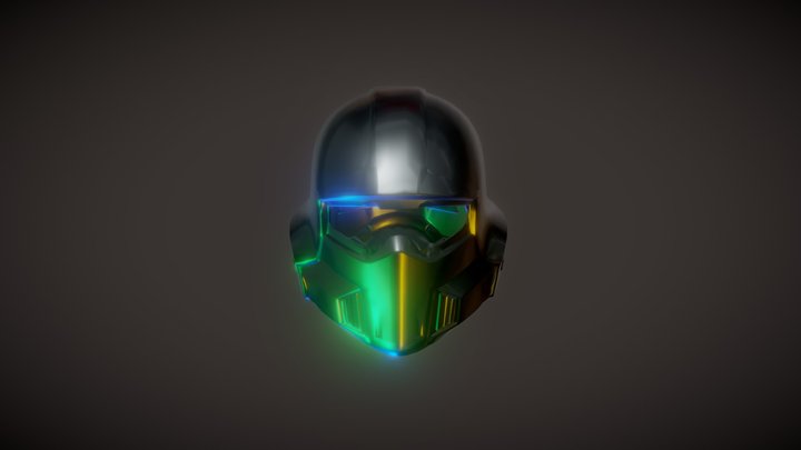 G man 4.0 Helmet 3D Model