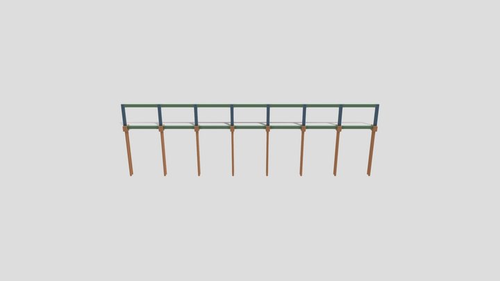 132. Muro de Fechamento - Julia Benitah 3D Model