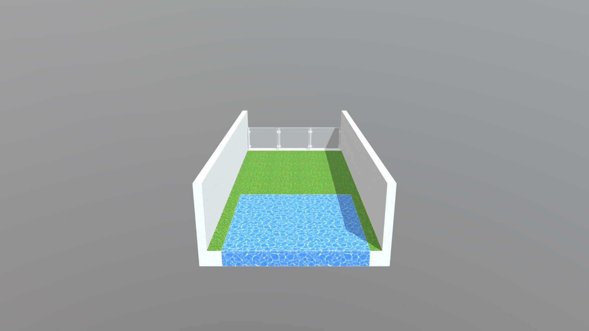 Customer 0199B - Pool Glass Screen