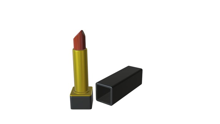 Lipstick Tutorial 3D Model