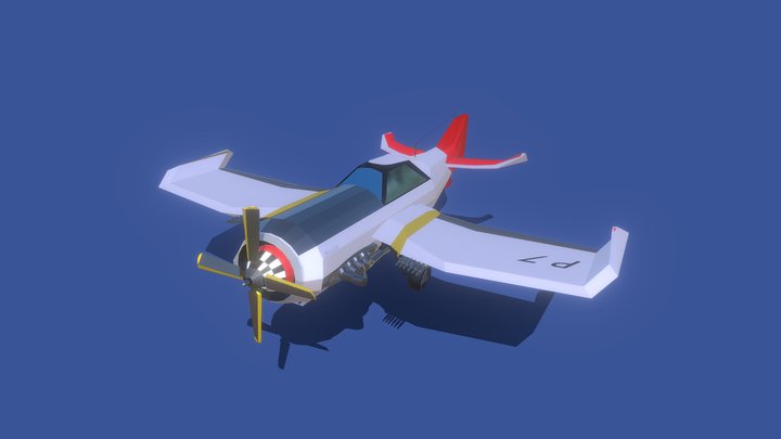 Plane Mercúrio 3D Model