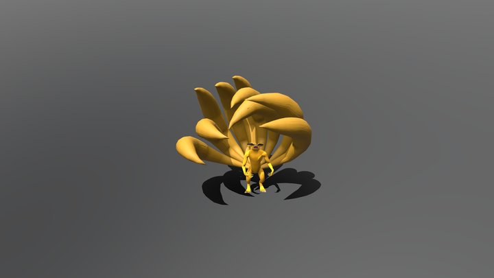 Kurama low poly 3D Model