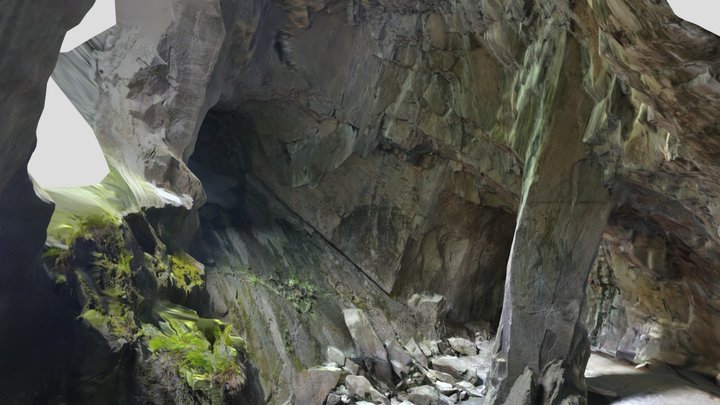 Cathedral Cave, Little Langdale, Lake District 3D Model