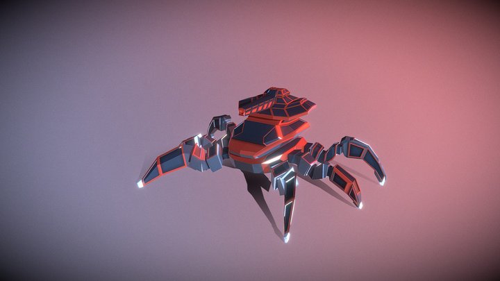 - Spider Mech - 3D Model