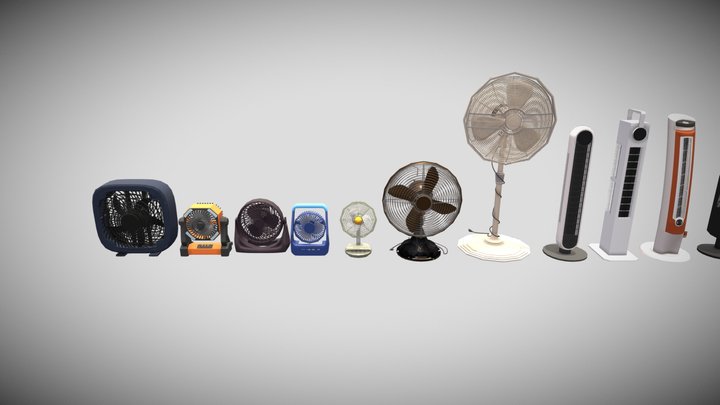 fans collections 3D Model