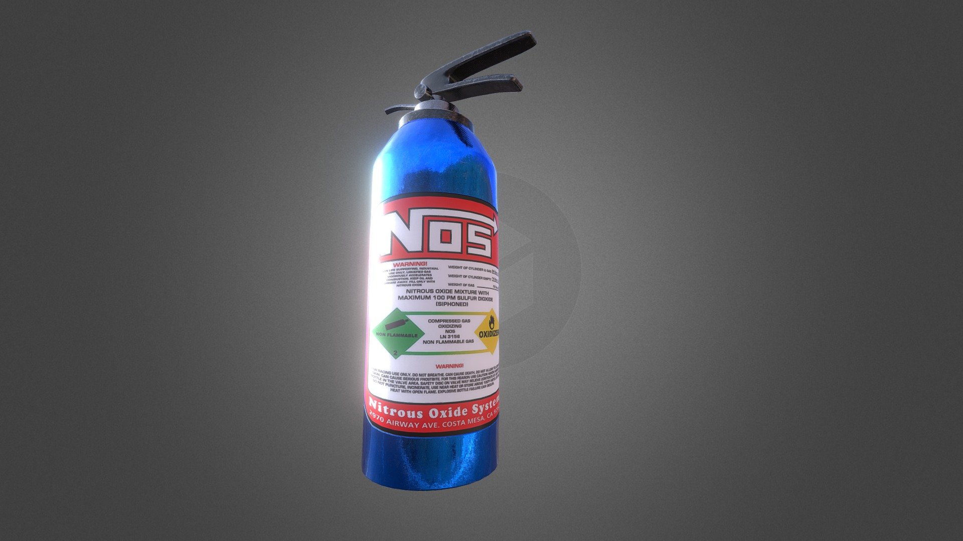 NOS Nitrous Oxide System (4K Textures) - 3D model by ion.fbx (@ionfbx ...