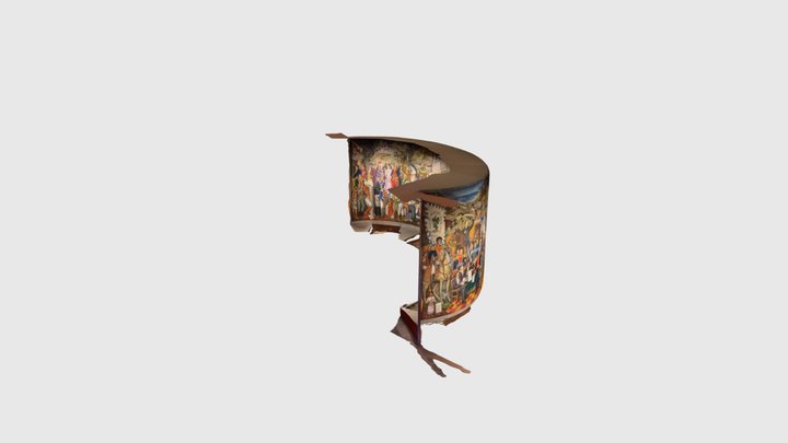 Mural Castillo Chapultepec 3D Model