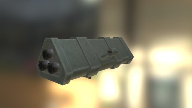 Diorama Weapon 3D Model