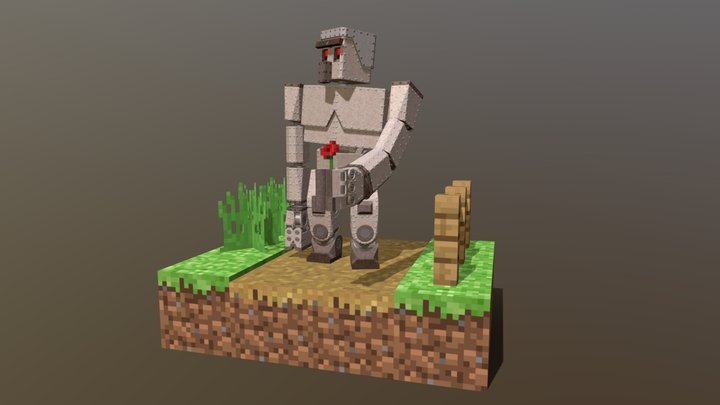 MG Iron Golem 3D Model