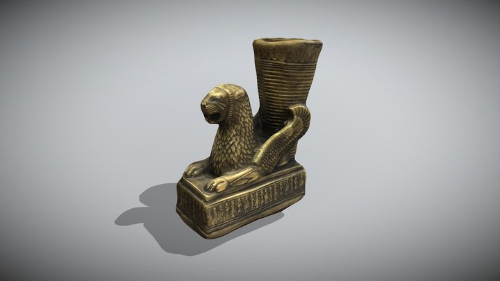 MODEL-OF-LION-RHYTON 3D Model
