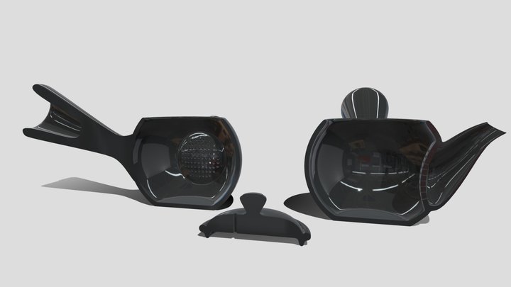 0001_teapot_half 3D Model