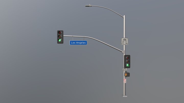 Also stupid traffic light thing 3D Model