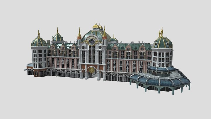 Grand hotel Efteling 3D Model