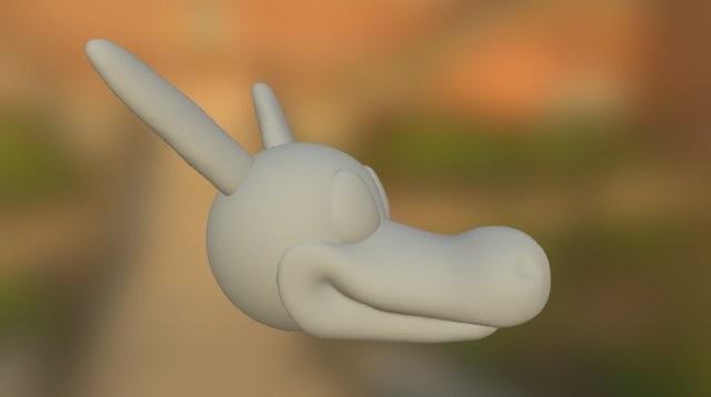 Quick TT Horse Head 3D Model