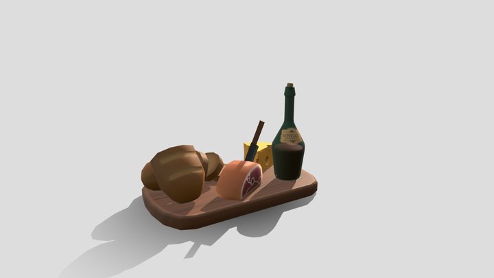 Tavern Food 3D Model