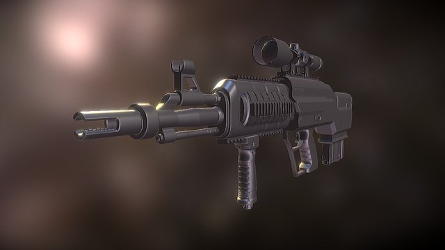 Gun Model 3D Model