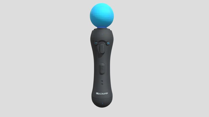 PSVR Controller (Blue) 3D Model