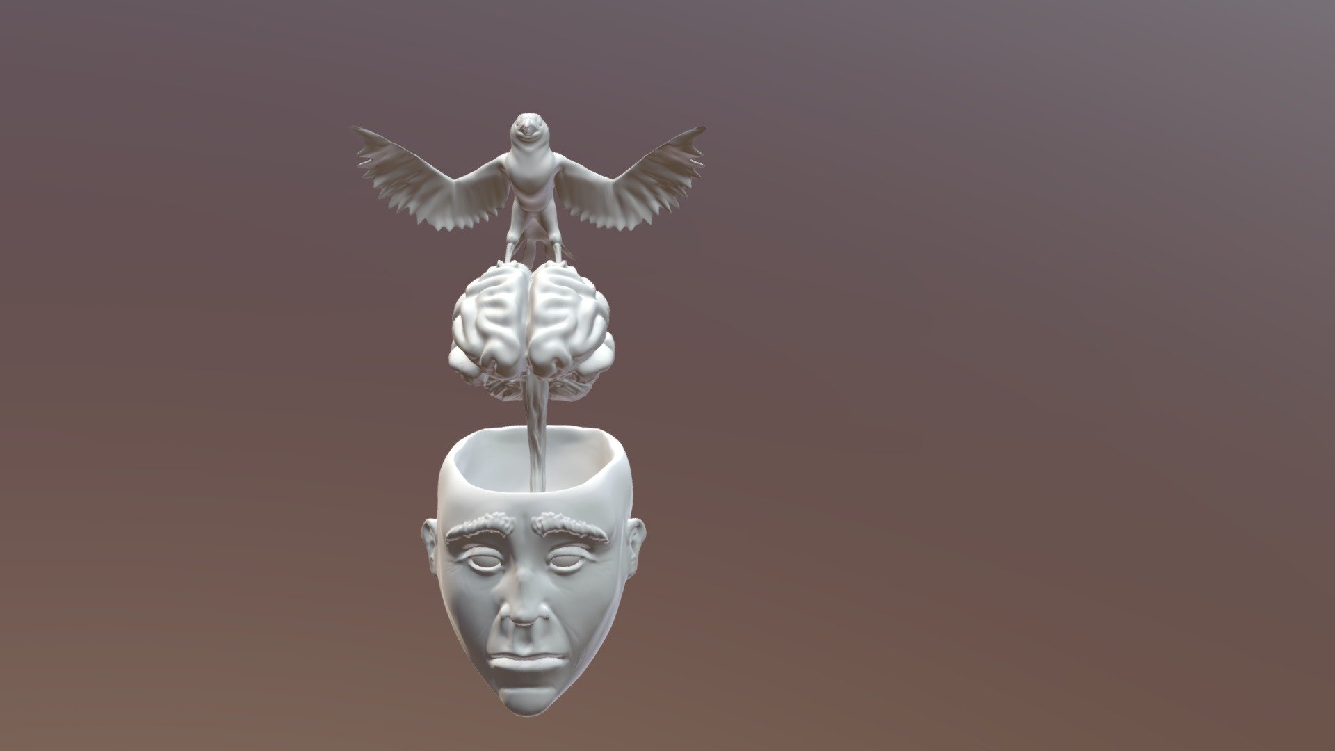 Inktober day 2: Mindless - 3D model by BlackBirb [c4c634a] - Sketchfab