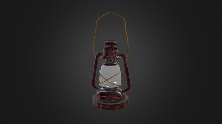 Old Lantern 3D Model