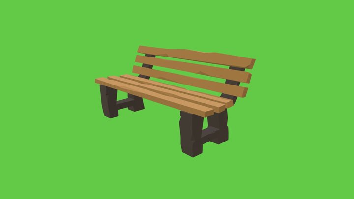 Park Bench – Gratis 3D-model STL