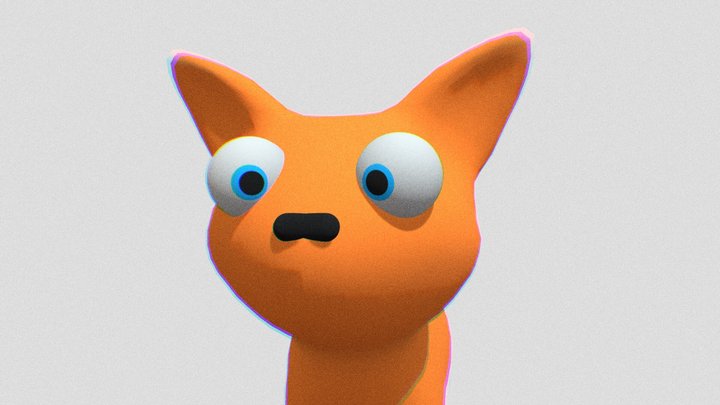 Cartoon Cat 3D Model